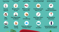Sleep better tips tricks infographic get improve skin faster natural asleep health rem care human glowing food